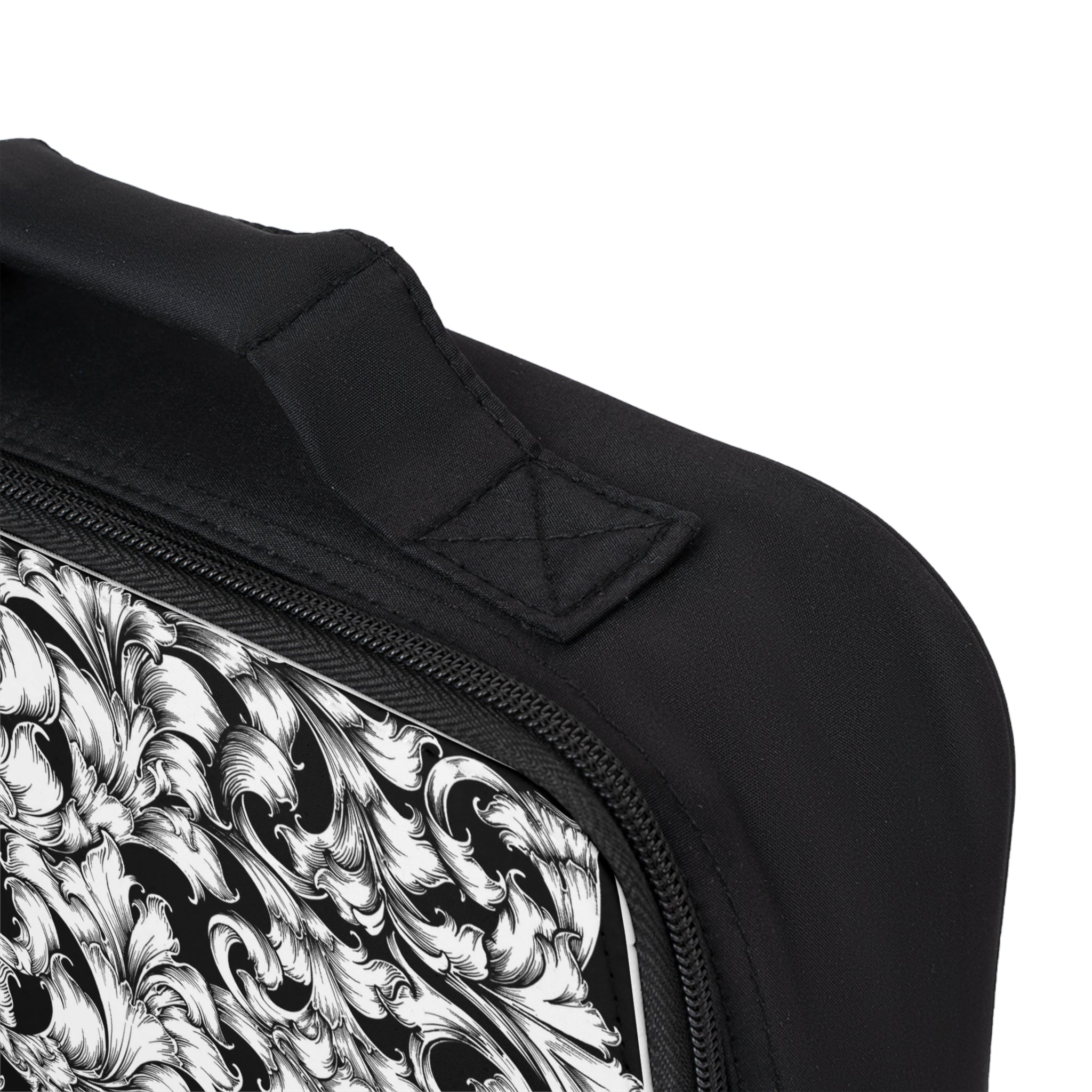 Chic Lunch Bag with Elegant Floral Design, Stylish Tote, Insulated Lunch Insulator, Perfect for Work, School, and Picnics