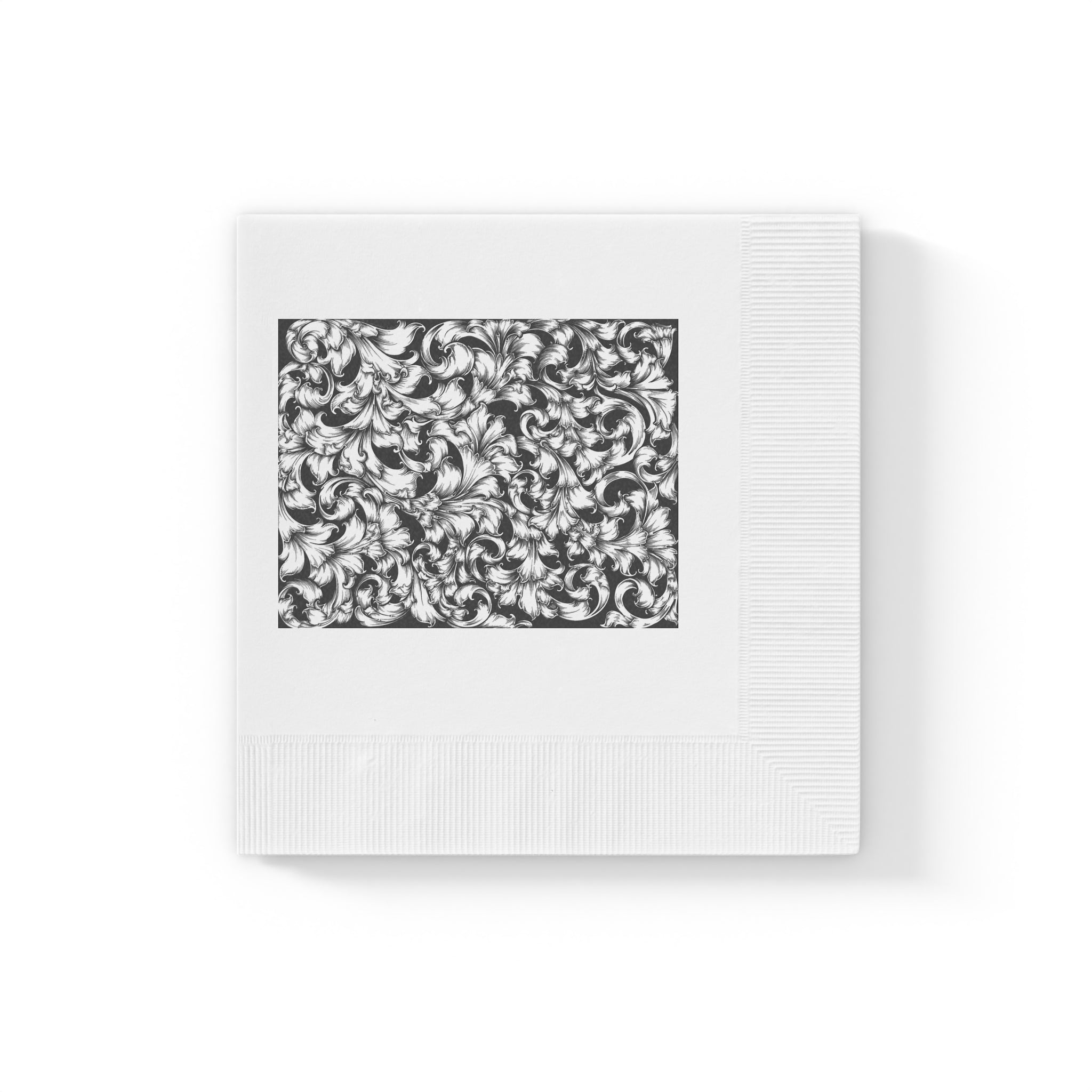 White Coined Napkins