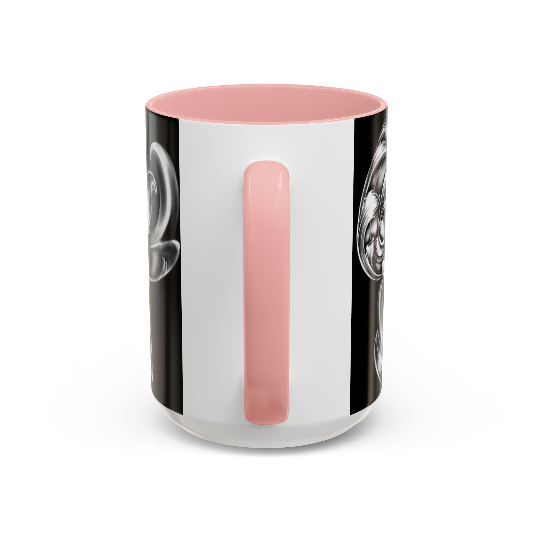 Elegant Black & Silver Accent Coffee Mug - Decorative Drinkware for Home, Office, Gift Idea, Unique Design, Coffee Lover's Mug