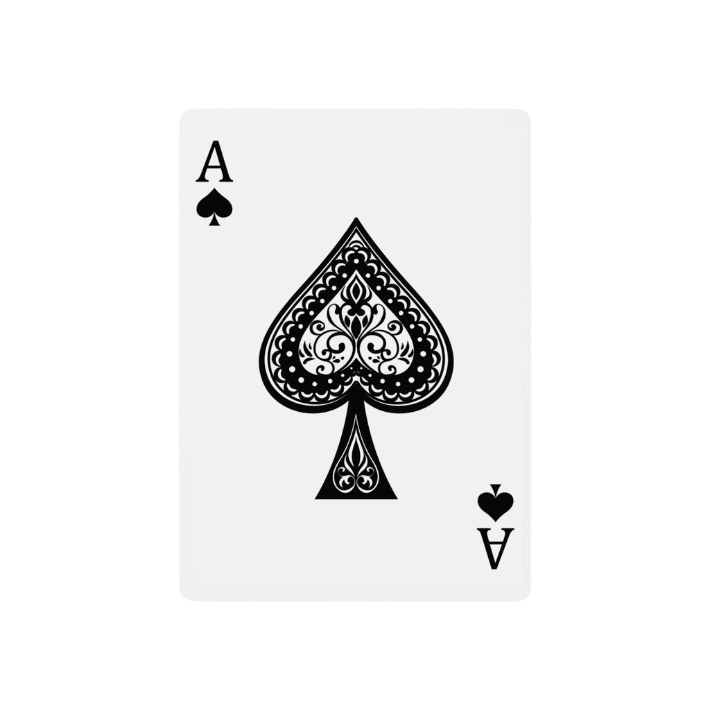 Stylish Playing Cards for Poker Nights, Game Night, Card Games, Collectibles, Unique Gift Idea, Black and White Design