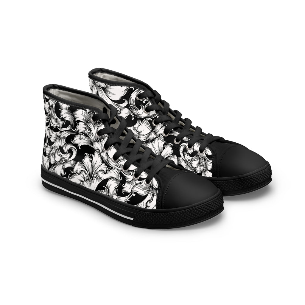 Stylish High Top Sneakers for Women, Trendy Footwear, Unique Design, Fashion Statement Shoes, Perfect Gift for Her