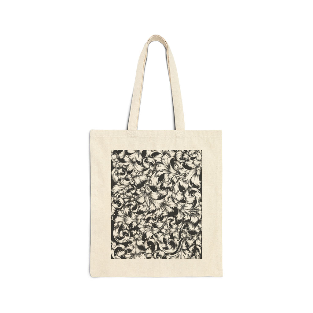 Chic Abstract Cotton Canvas Tote Bag | Stylish Reusable Shopping Gift | Eco-Friendly, Minimalist Design, Art Lover Tote