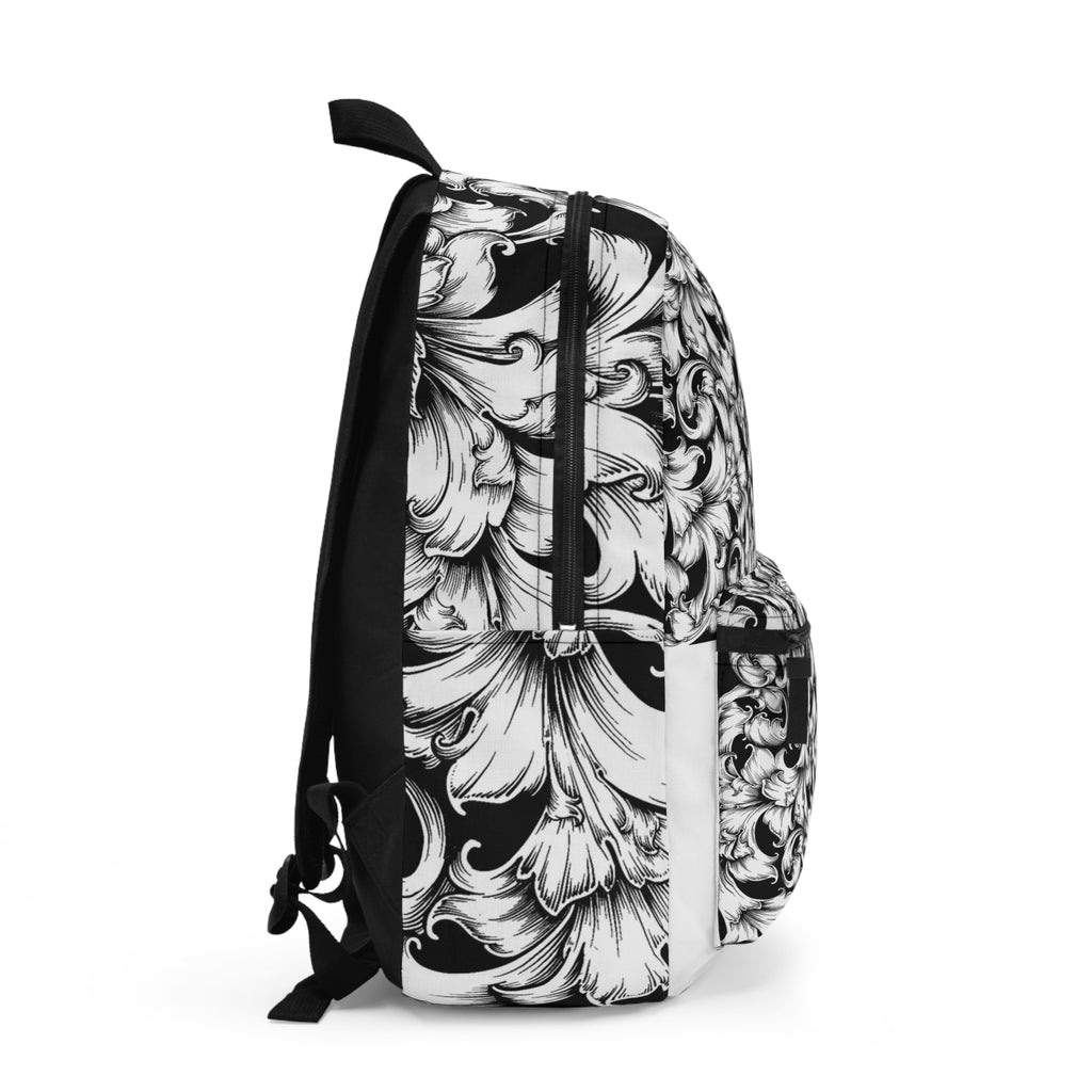 Elegant Floral Backpack, Stylish School Bag, Trendy Travel Backpack, Unique Gift for Teens, Chic Accessories for Daily Use