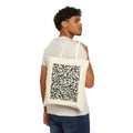 Chic Abstract Cotton Canvas Tote Bag | Stylish Reusable Shopping Gift | Eco-Friendly, Minimalist Design, Art Lover Tote