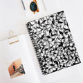 Elegant Floral Spiral Notebook - Ruled Line, Ideal for Journaling, Note-taking, Gifts, School, Office