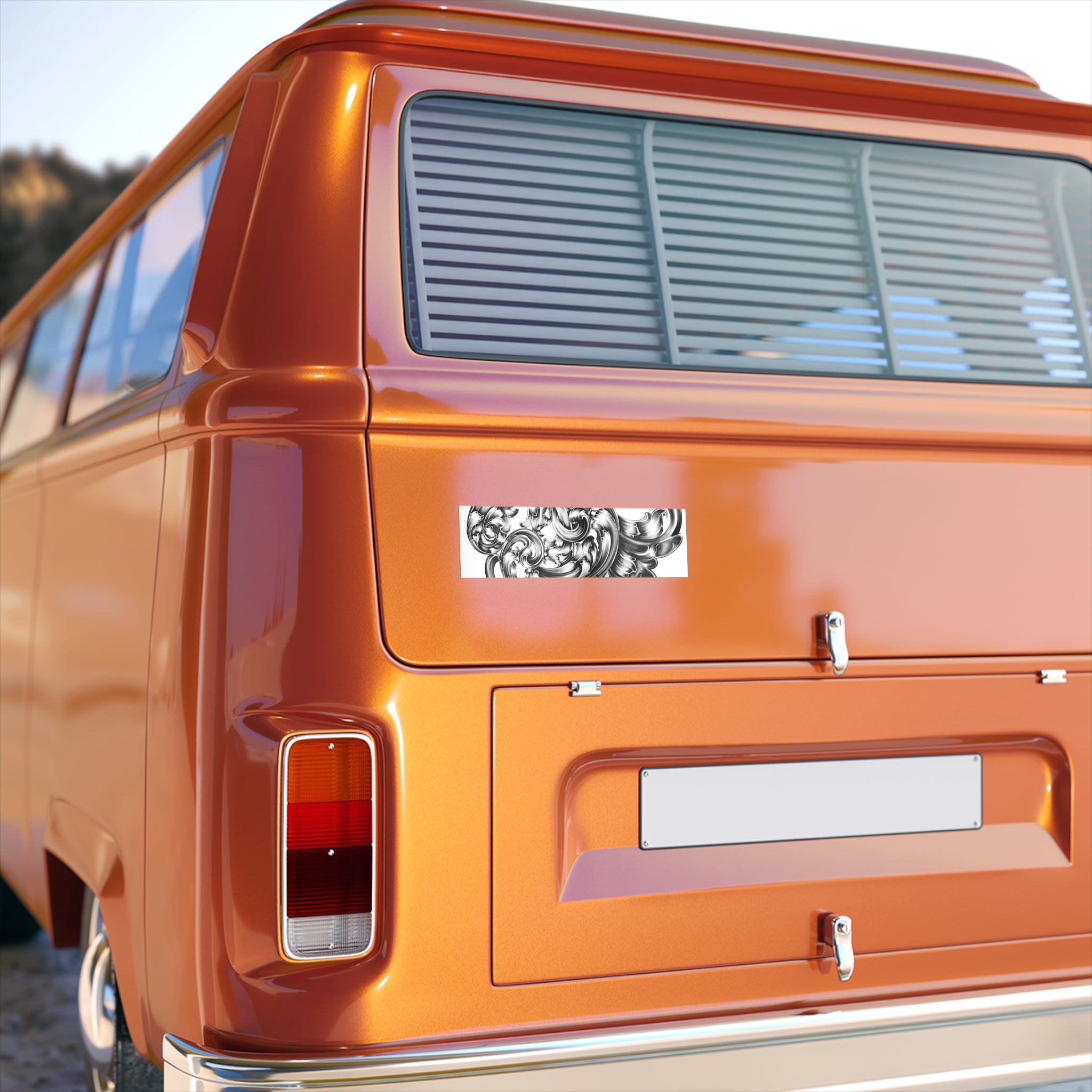 Stylish Swirl Bumper Stickers, Unique Car Decals, Customizable Vehicle Accessories, Creative Gift for Car Lovers, Perfect for Road Trips