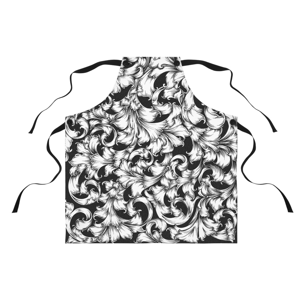 Elegant Floral Pattern Apron, Stylish Cooking Gift, Kitchen Fashion for Chefs, Unique Baking Accessory, Home Cooking Essentials