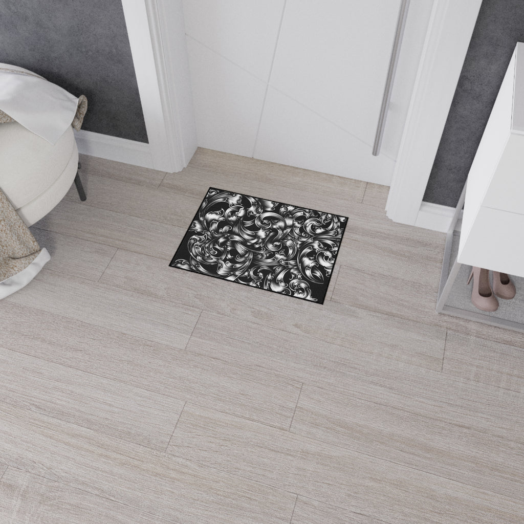 Baroque Swirl Heavy-Duty Floor Mat