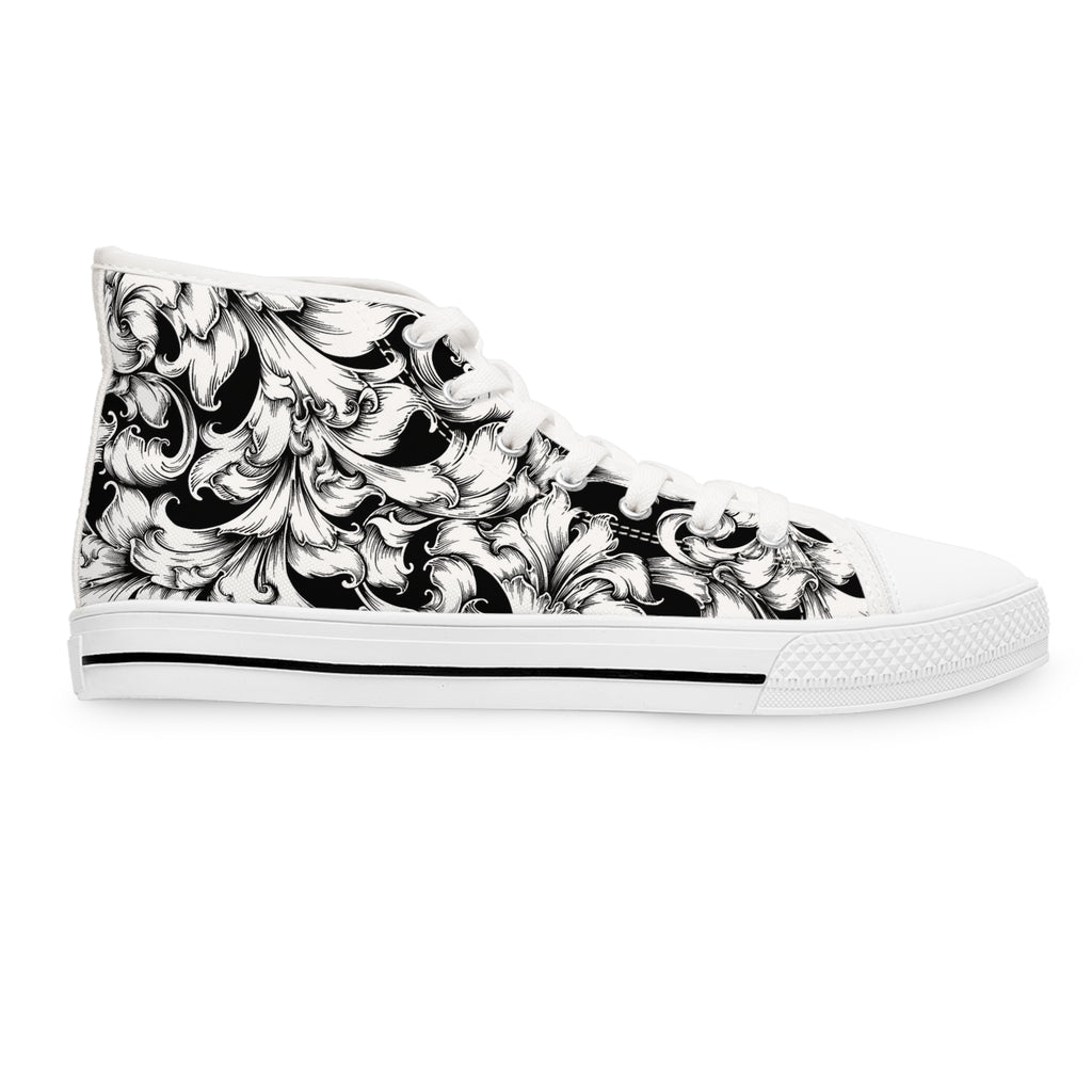 Stylish High Top Sneakers for Women, Trendy Footwear, Unique Design, Fashion Statement Shoes, Perfect Gift for Her