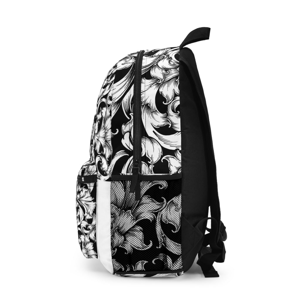 Elegant Floral Backpack, Stylish School Bag, Trendy Travel Backpack, Unique Gift for Teens, Chic Accessories for Daily Use
