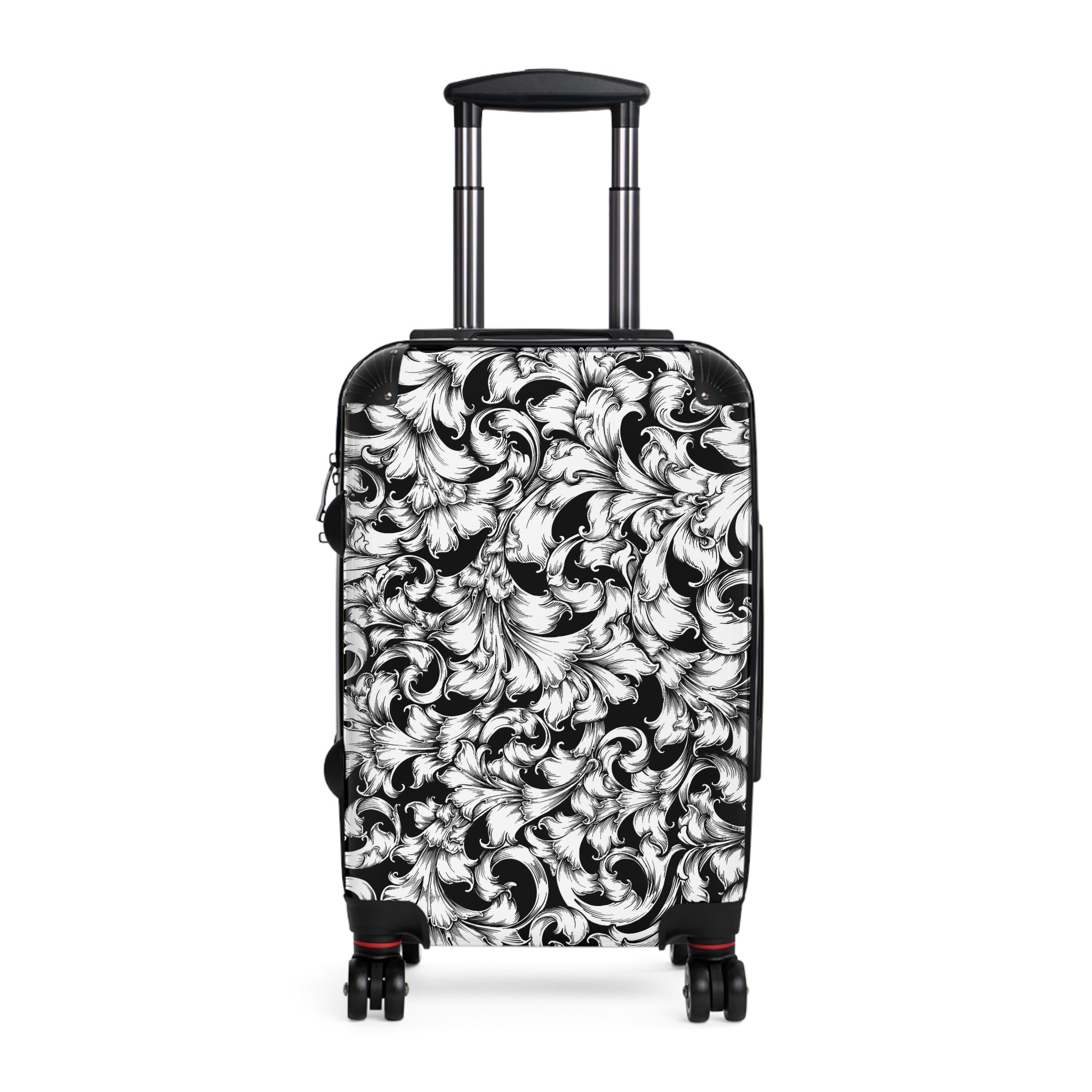 Elegant Floral Print Suitcase, Travel Luggage, Stylish Carry-On, Vacation Essentials, Trendy Travel Accessory, Perfect Gift for Jetsetters