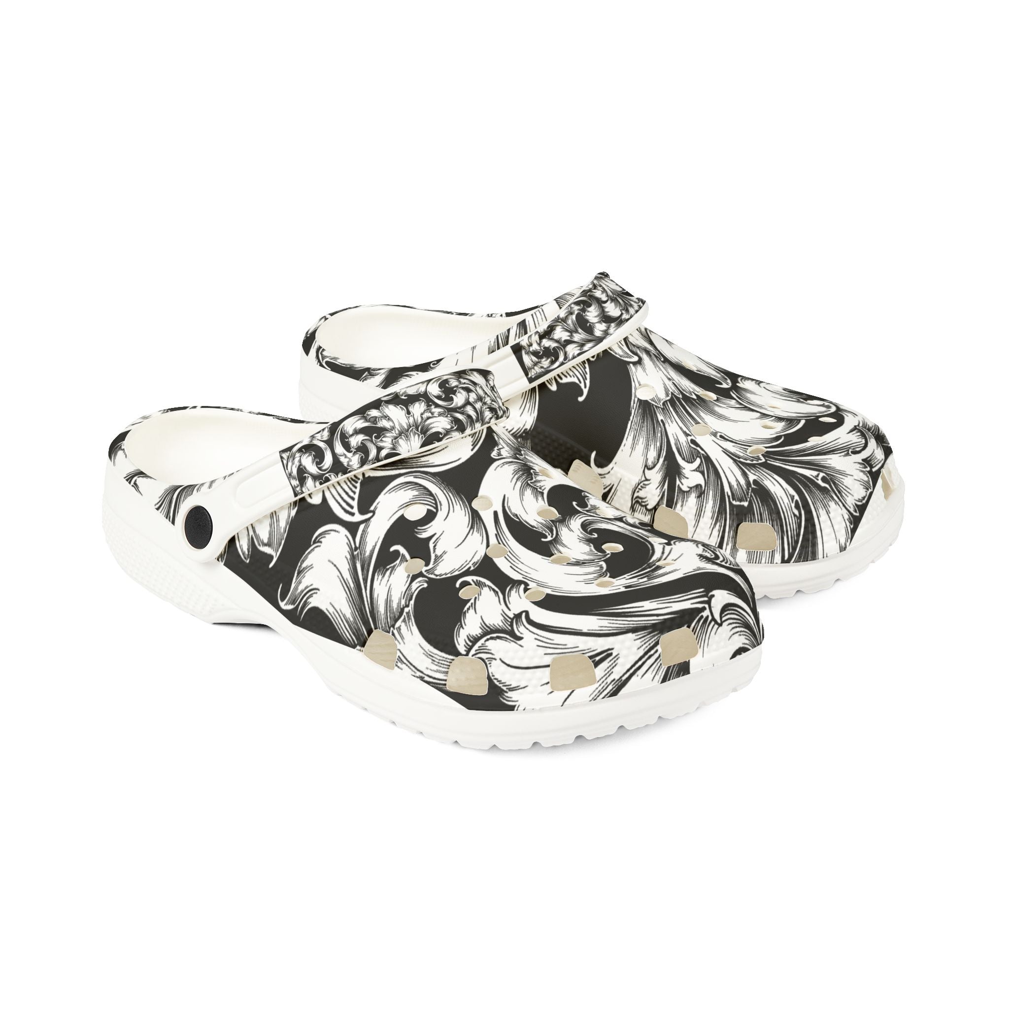 Stylish AOP EVA Foam Shoes for Comfort and Fun, Trendy Crocs, Summer Footwear, Casual House Slippers, Outdoor Sandals