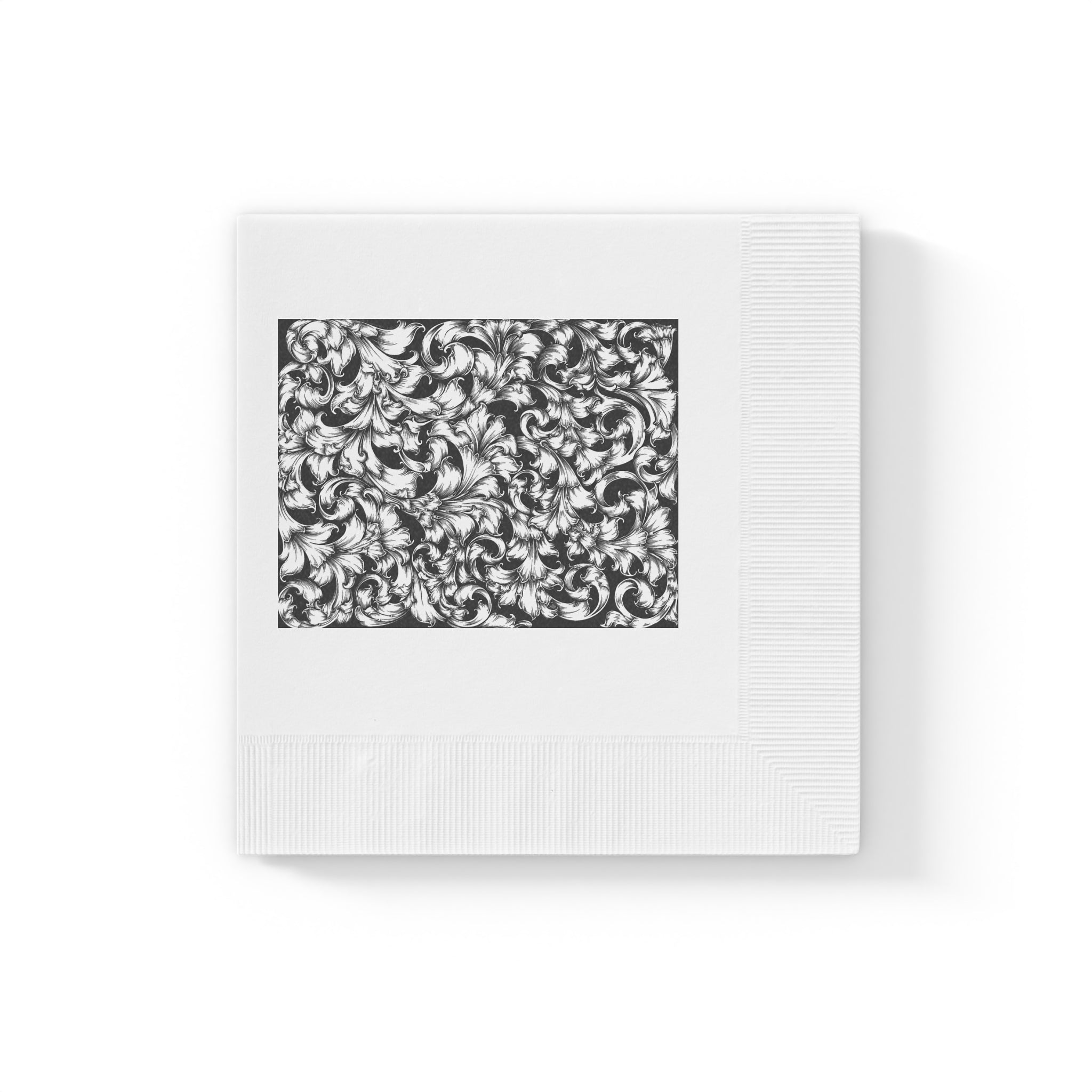 White Coined Napkins