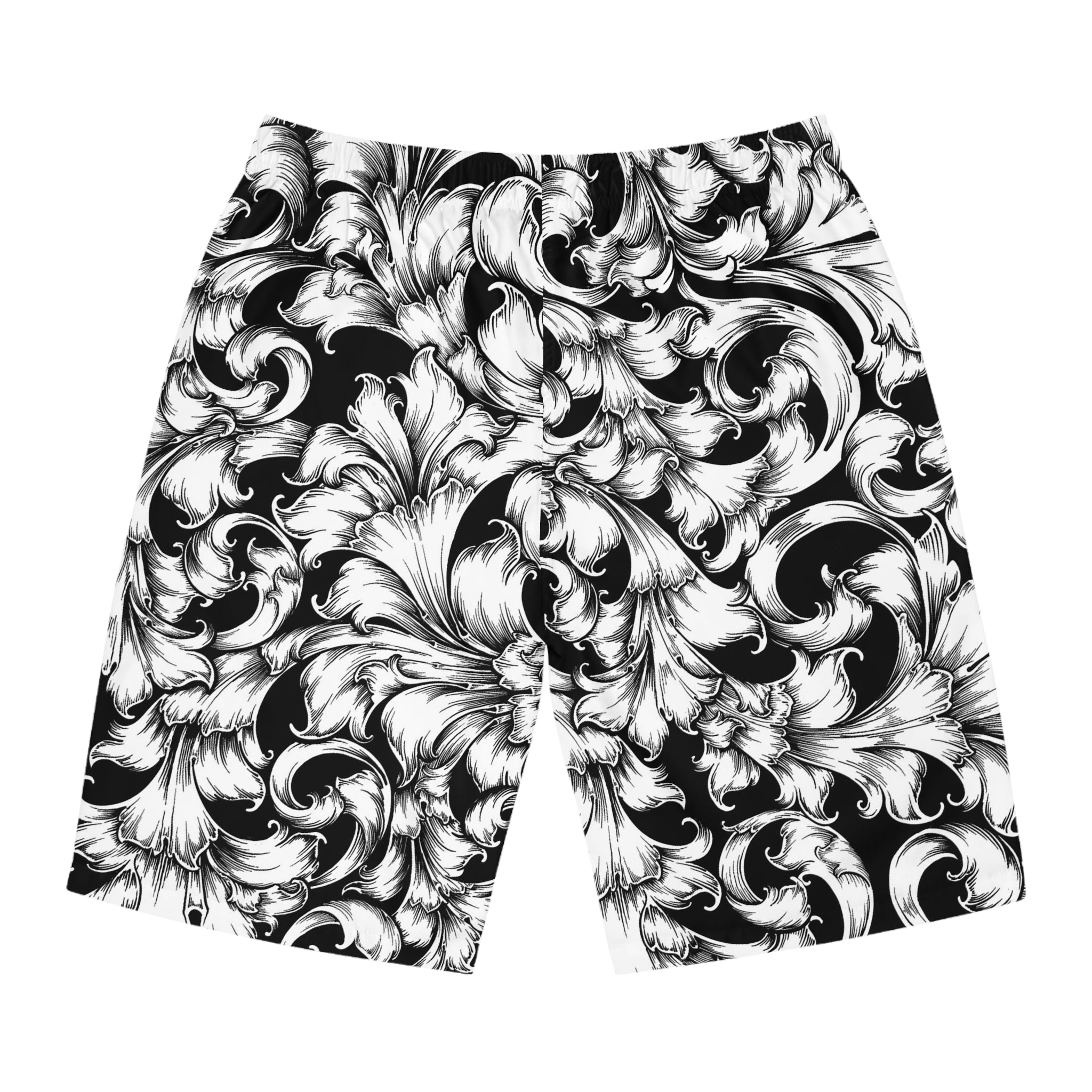 Stylish Men's Board Shorts, AOP Swim Trunks, Summer Beachwear, Pool Party Attire, Vacation Essentials