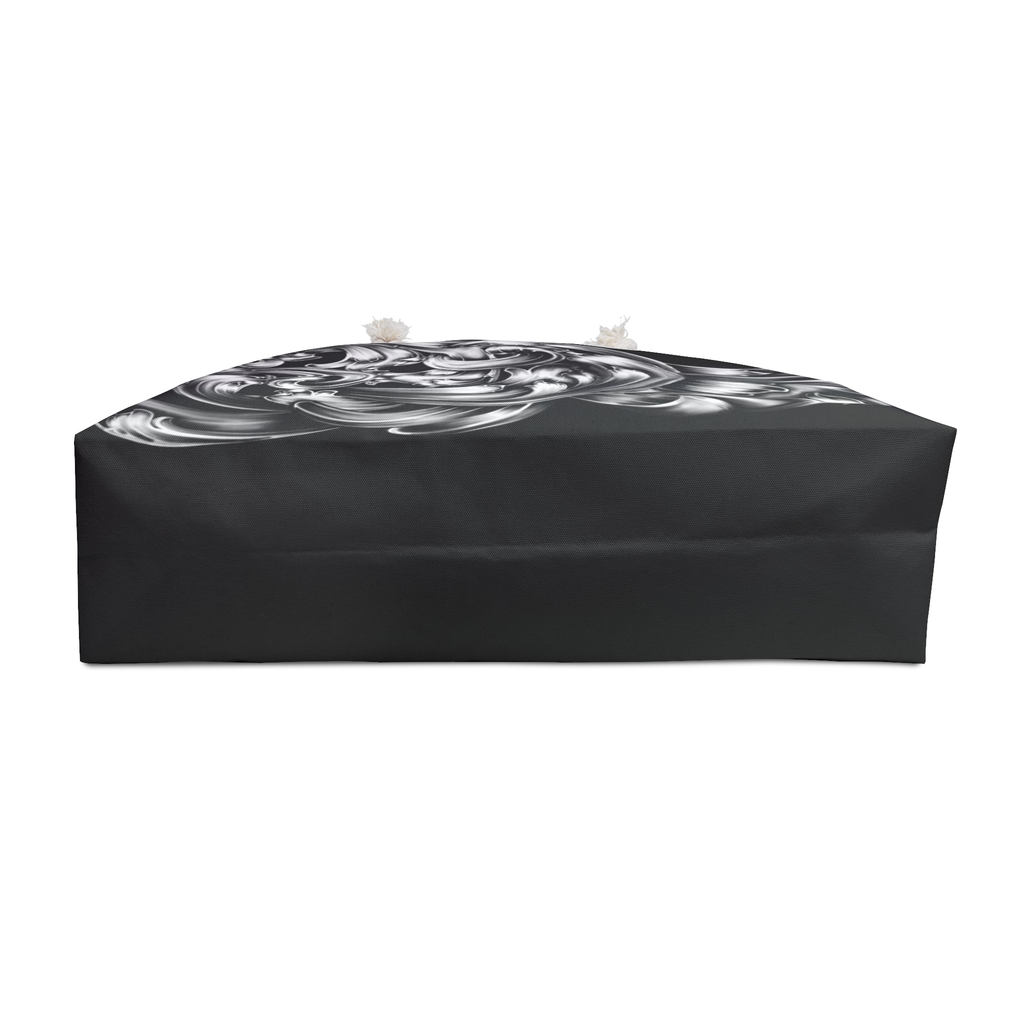 Elegant Black and Silver Weekender Bag - Perfect for Travel, Gym, Weekend Getaways, Stylish Tote, Women's Handbag