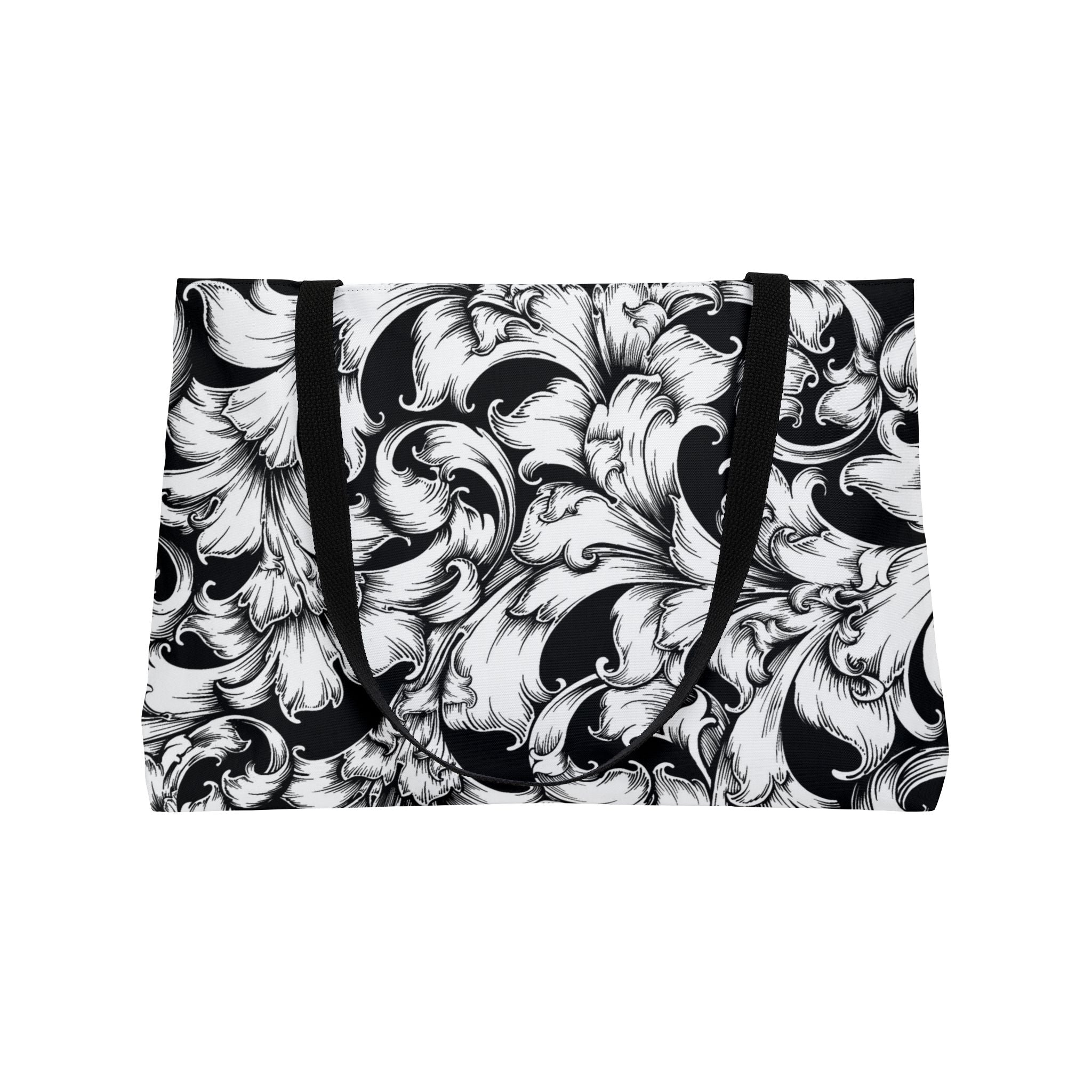 Chic Floral Weekender Tote Bag | Travel Companion, Beach Bag, Overnight Escape, Grocery Bag, Gym Bag, Stylish Carryall