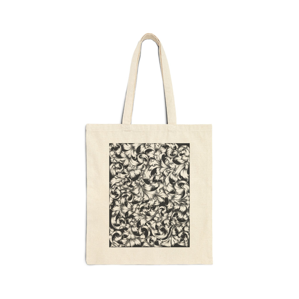 Chic Abstract Cotton Canvas Tote Bag | Stylish Reusable Shopping Gift | Eco-Friendly, Minimalist Design, Art Lover Tote