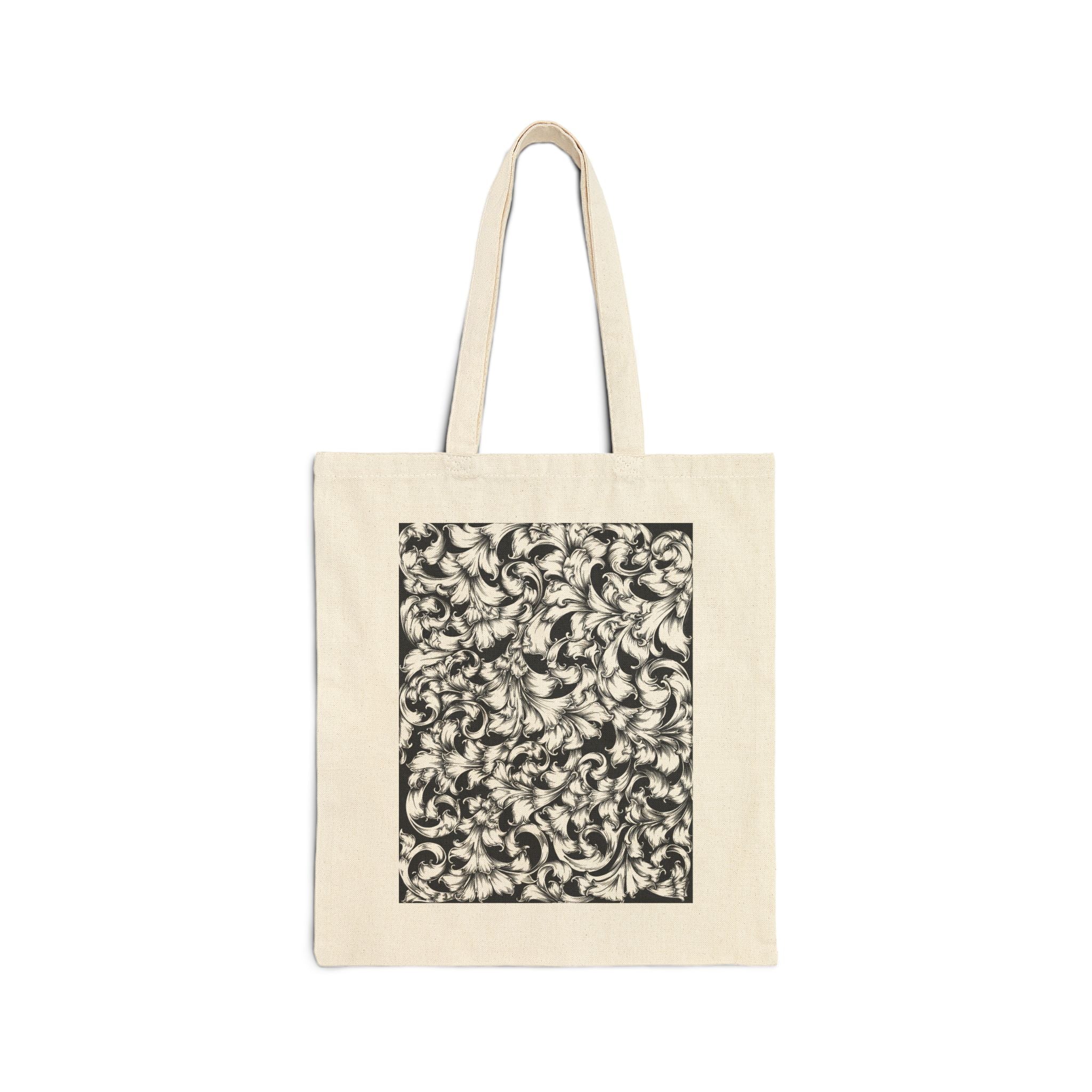 Chic Abstract Cotton Canvas Tote Bag | Stylish Reusable Shopping Gift | Eco-Friendly, Minimalist Design, Art Lover Tote