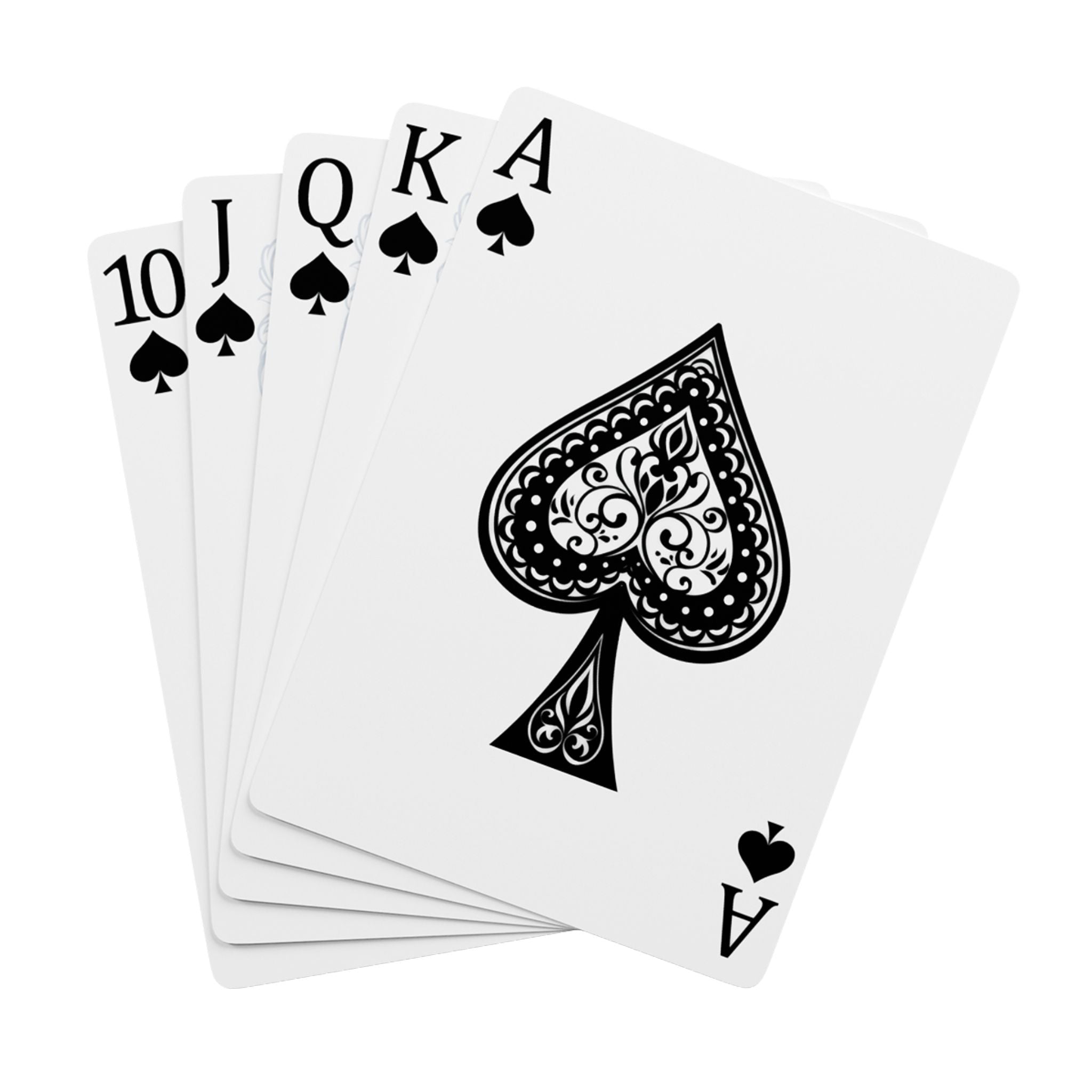Stylish Playing Cards for Poker Nights, Game Night, Card Games, Collectibles, Unique Gift Idea, Black and White Design